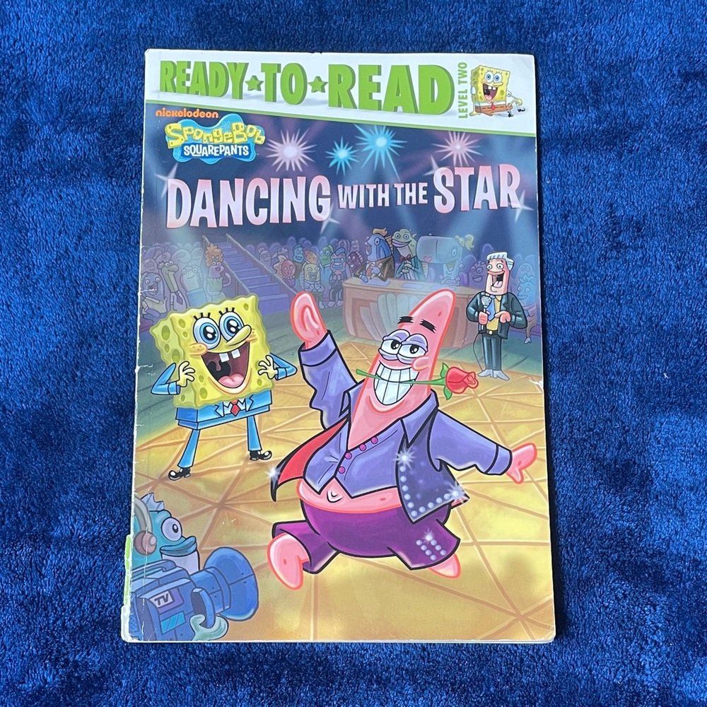 Nickelodeon SpongeBob SquarePants Dancing with the Star Book - Blue and Pink